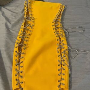 Nice yellow dress all eyes on you